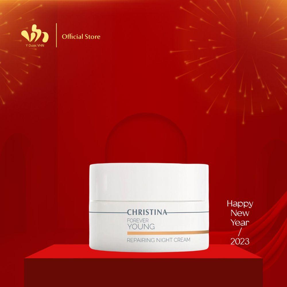 Kem Dưỡng Da Ban Đêm Forever Young Repairing Night Cream CHRISTINA Hỗ Trợ Bổ Sung Collagen, Chống Lão Hóa Da 50ml