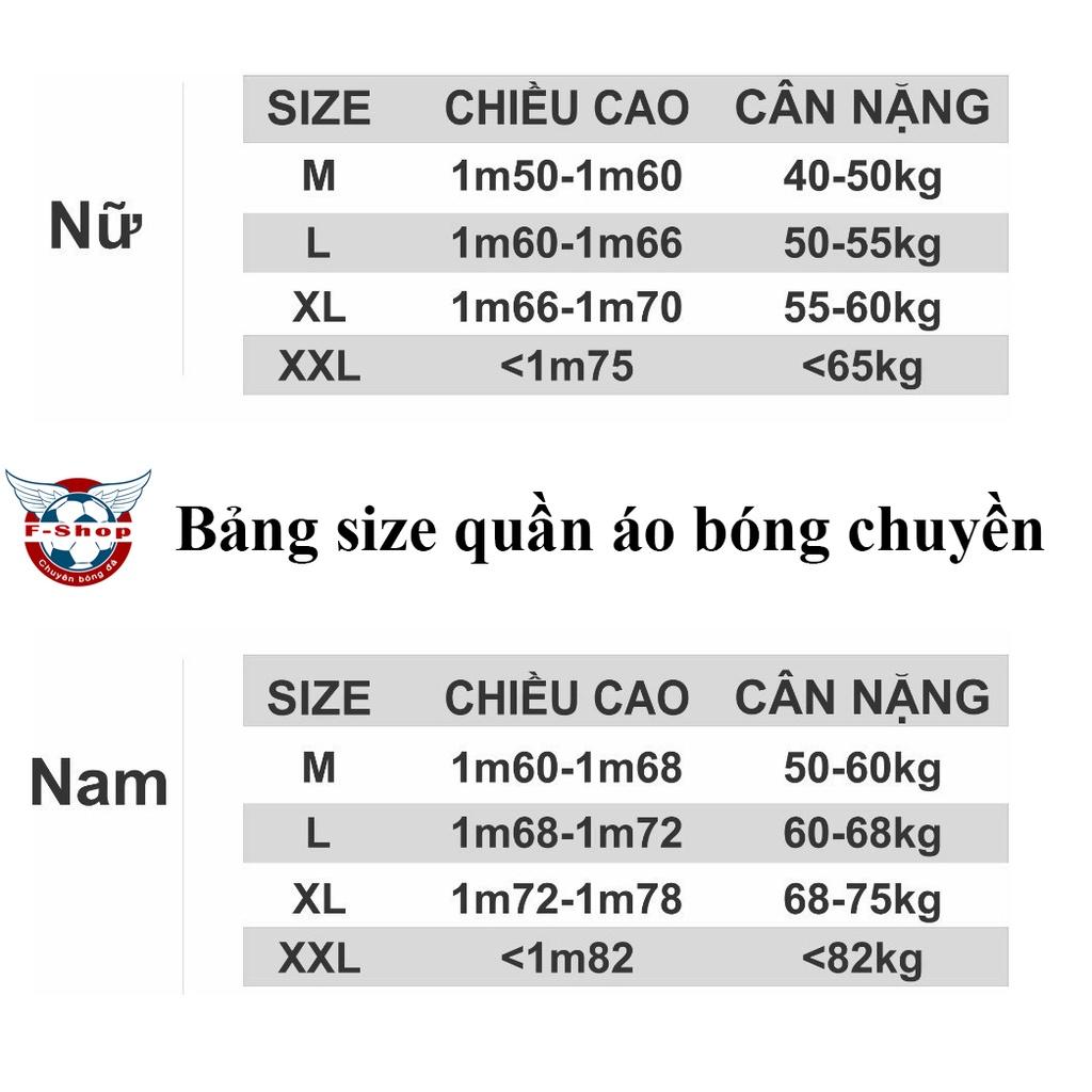 Bộ Quần Áo Bóng Chuyền Nam Nữ Z02 Cao Cấp