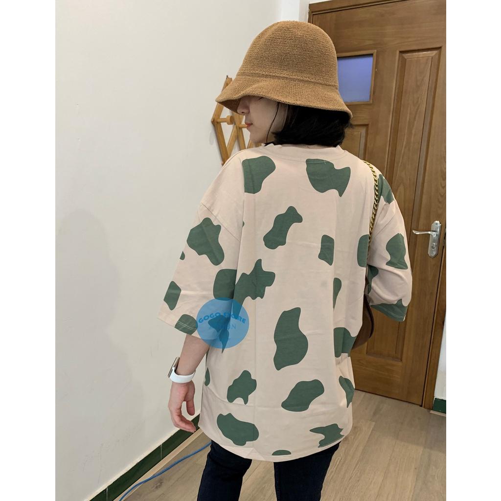 Áo thun unisex chó đốm - freesize-thun co giãn 4 chiều