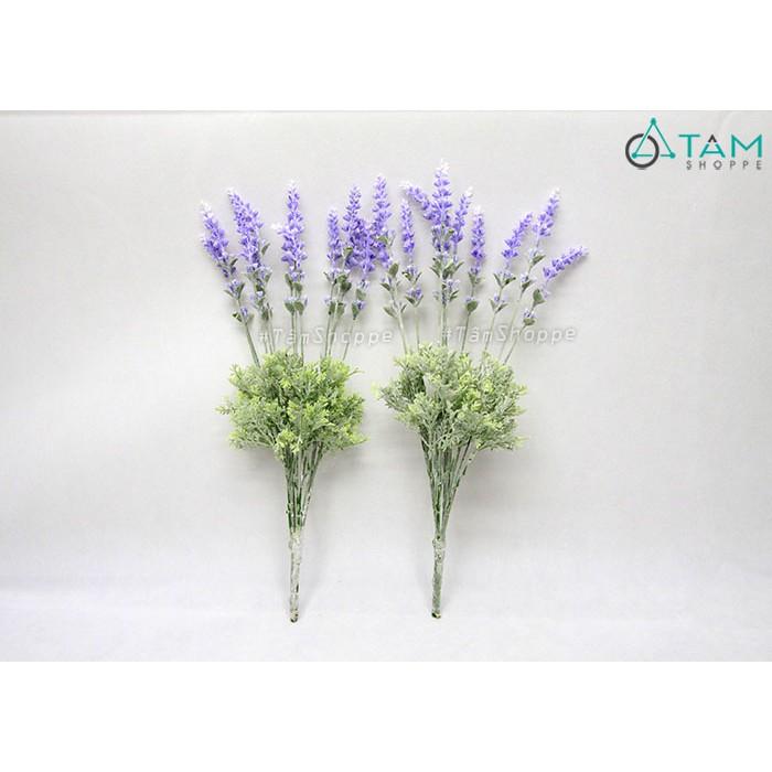 Cành hoa Lavender giả 2 tầng phủ bụi F-CHG-103