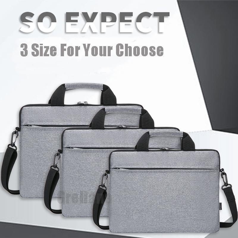 Sử Dụng Đa Năng Dây Đeo Túi Đựng Laptop Có Tay Cầm Cho 10 "13" 14 "15.6" 16 Inch túi Chống Sốc Laptop Máy Tính Túi Đựng Máy Tính Xách Tay, màu Xám Đen
