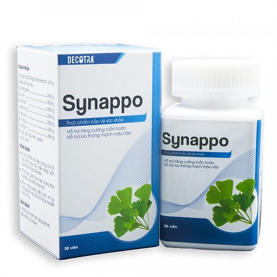 SYNAPPO - Hỗ Trợ Tuần Hoàn Não Và Rối Loạn Tiền Đình