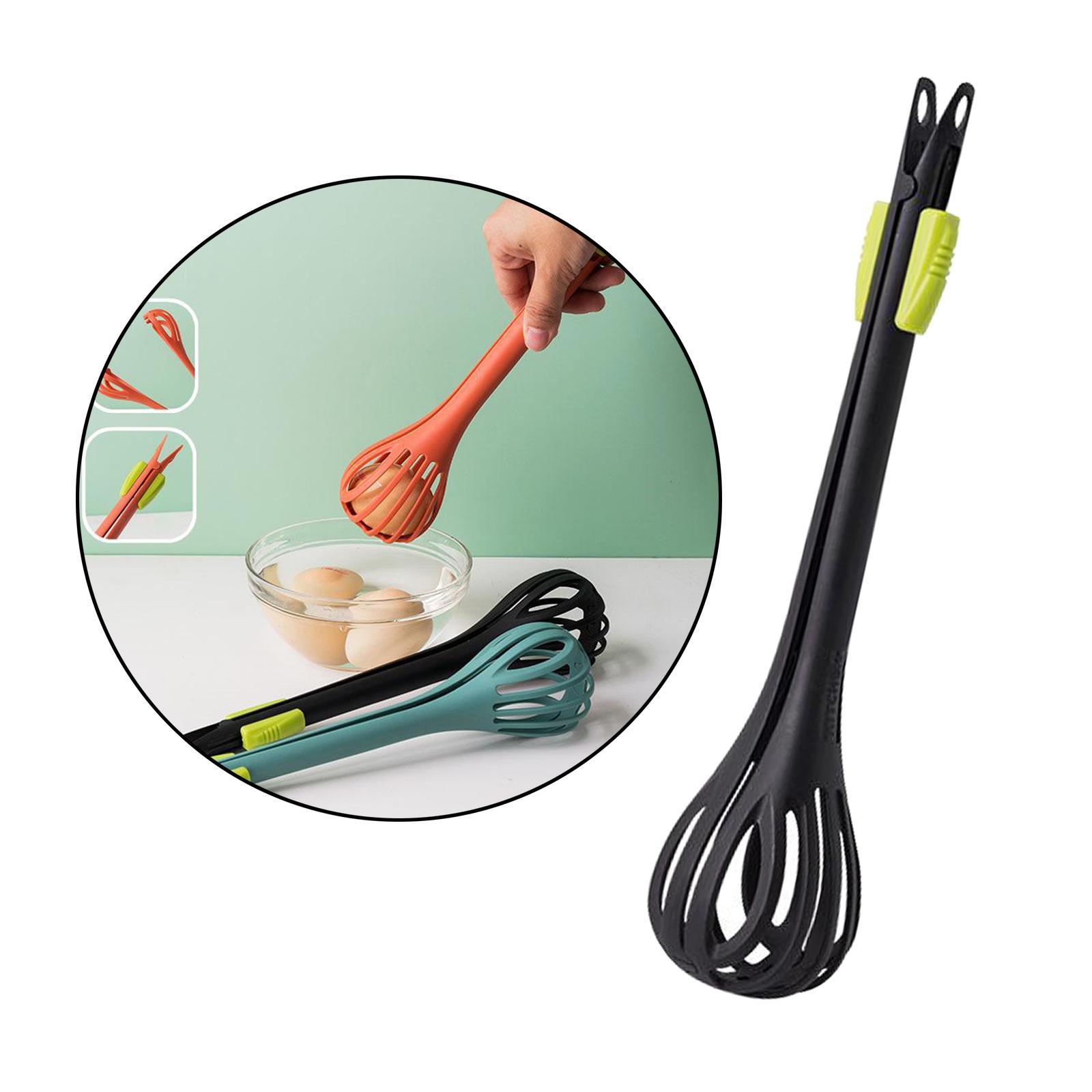 Egg MiLK Whisk Stirrer Mixer Stirring Tool Black