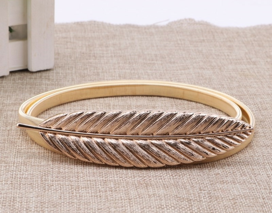 Thắt lưng nữ dây nịt đai váy nịt bụng kim loại bản nhỏ 1cm dona22 032601