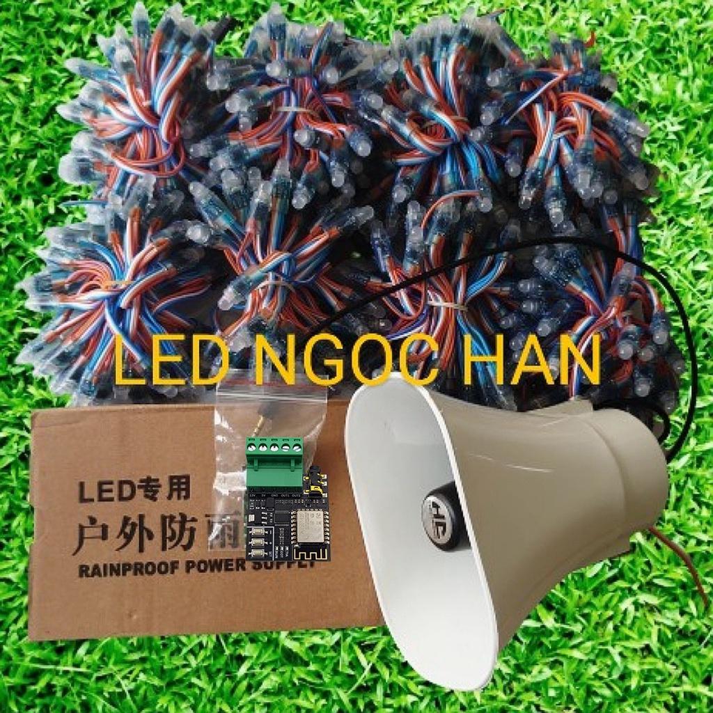 Combo(ST) LED PHÁ O HOA: Led, nguồn, loa, mạch hiệu ứng phá o hoa ST, ai cũng tự làm được, tư vấn miễn phí