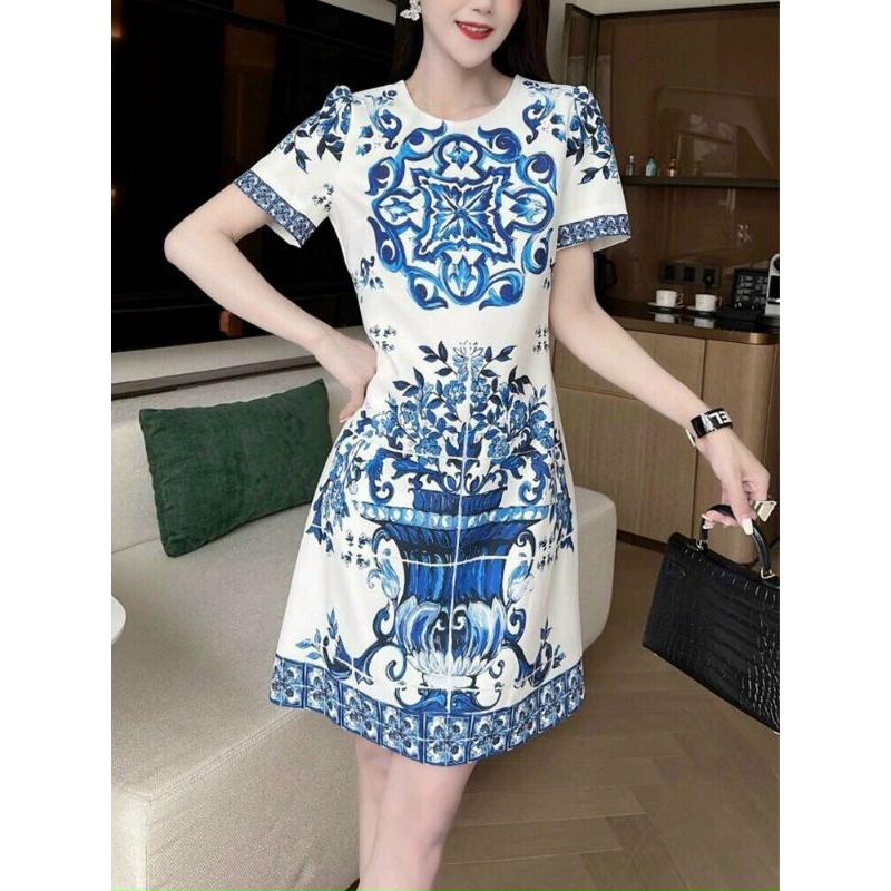 ĐẦM SUÔNG HỌA TIẾT THỔ CẨM