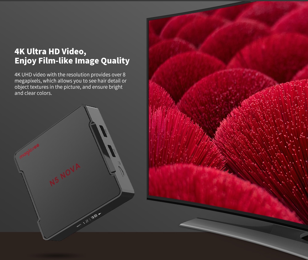 Android Z98 Pro điều khiển cử chỉ tay người dùng và giọng nói tiếng việt Ram 4G Rom 32G hỗ trợ bluetooth Wifi 2 băng tần kép cài sẵn truyền hình cáp và xem phim HD miễn phí vĩnh viễn - Hàng nhập khẩu