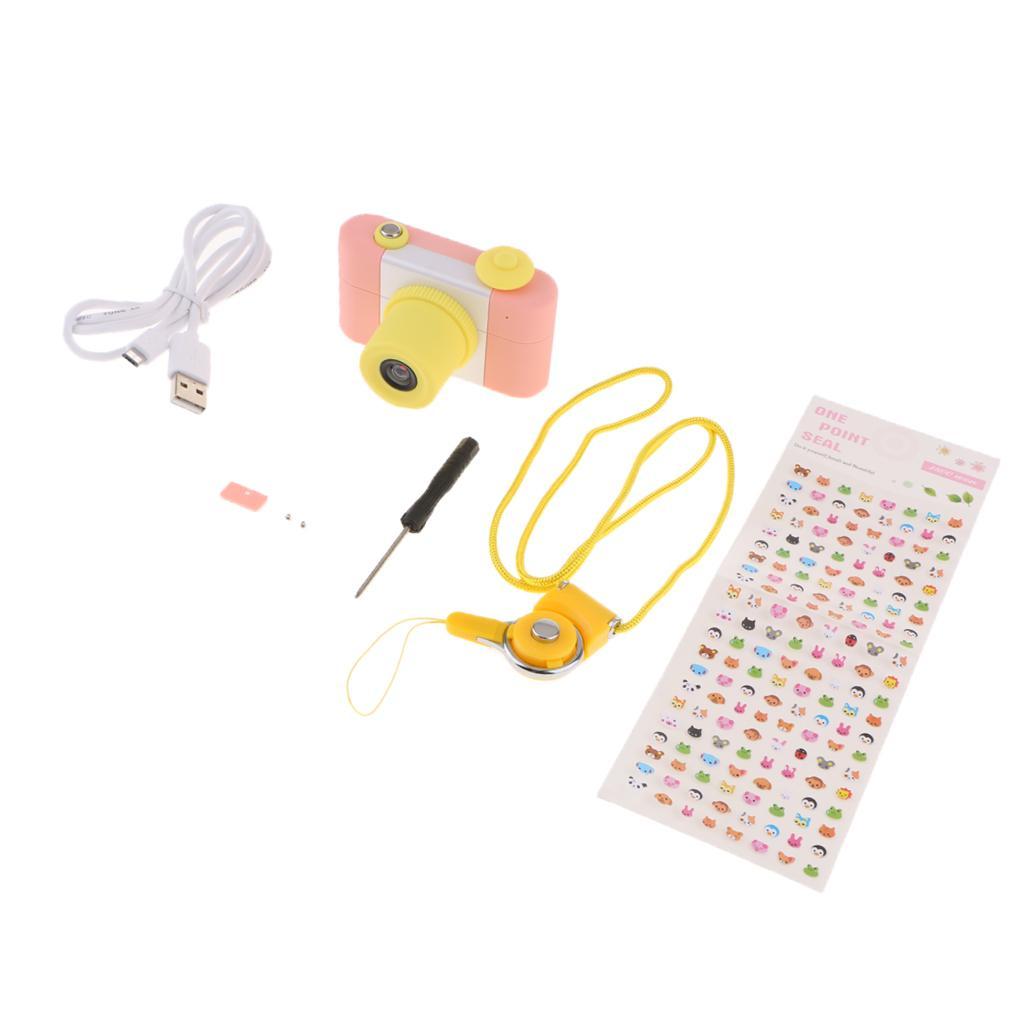 Pink-Mini 1.5 inch Kids Children Digital Camera HD Automatic Video Recorder