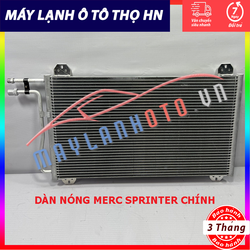 Dàn (giàn) nóng Mecerdes Sprinter (Chính) hàng xịn Hàn Quốc (hàng chính hãng nhập khẩu trực tiếp)