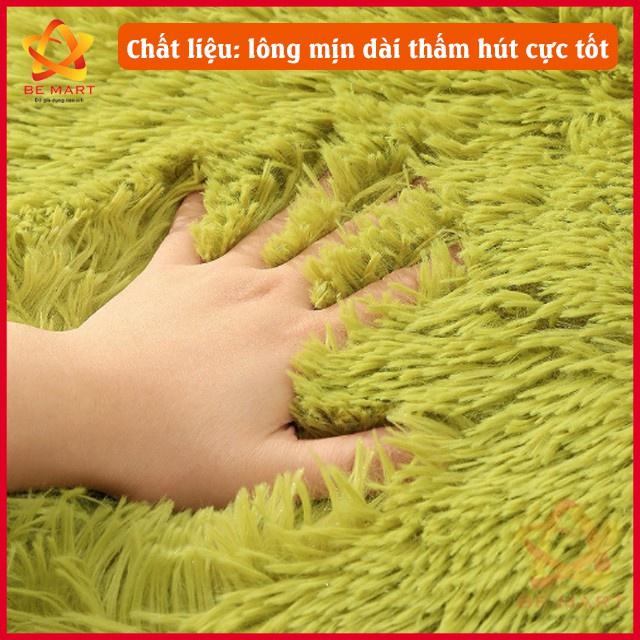 Thảm Lau Chân Lông Cừu, Thảm Chống Trượt ,Siêu Mềm Siêu Dày, Siêu Thấm Nước, Giặt Không Bị Rụng Lông