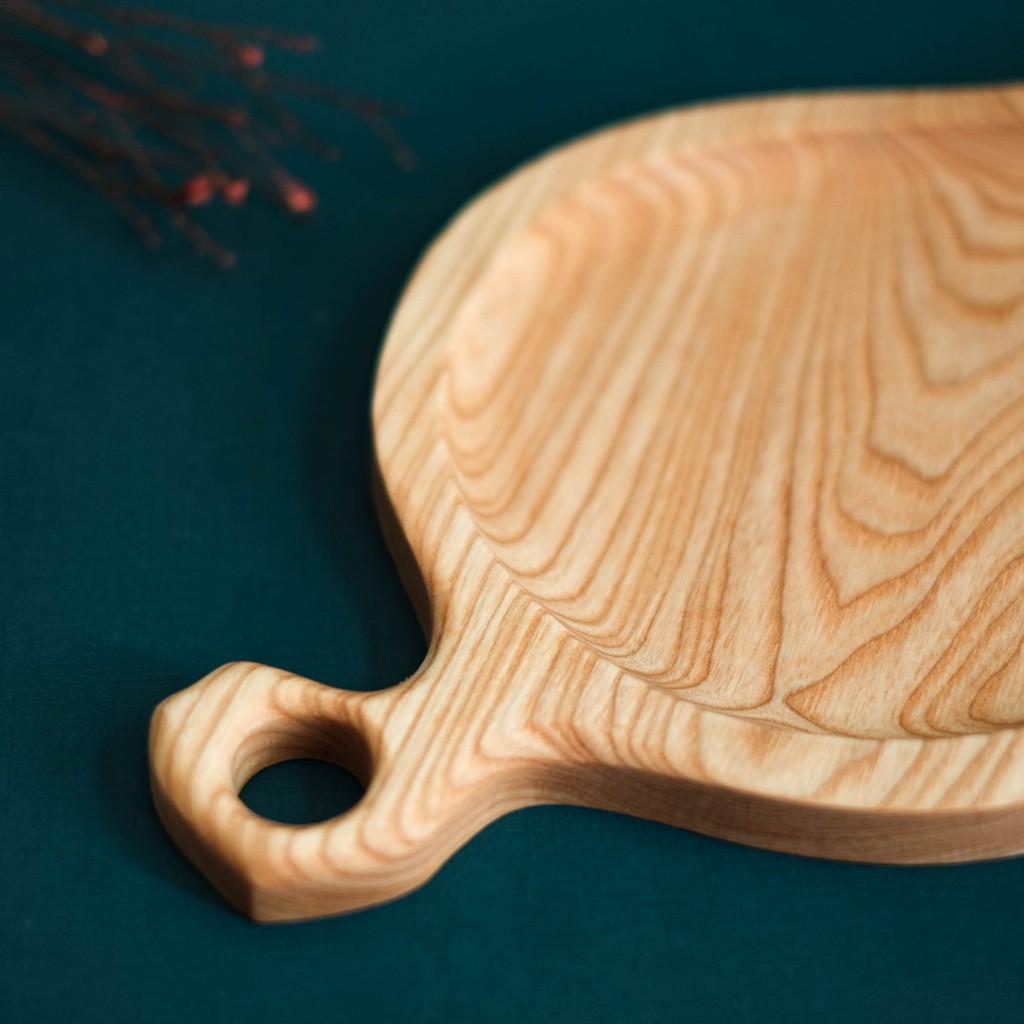 Khay gỗ hình chiếc lá - khay gỗ tự nhiên - Wooden tray