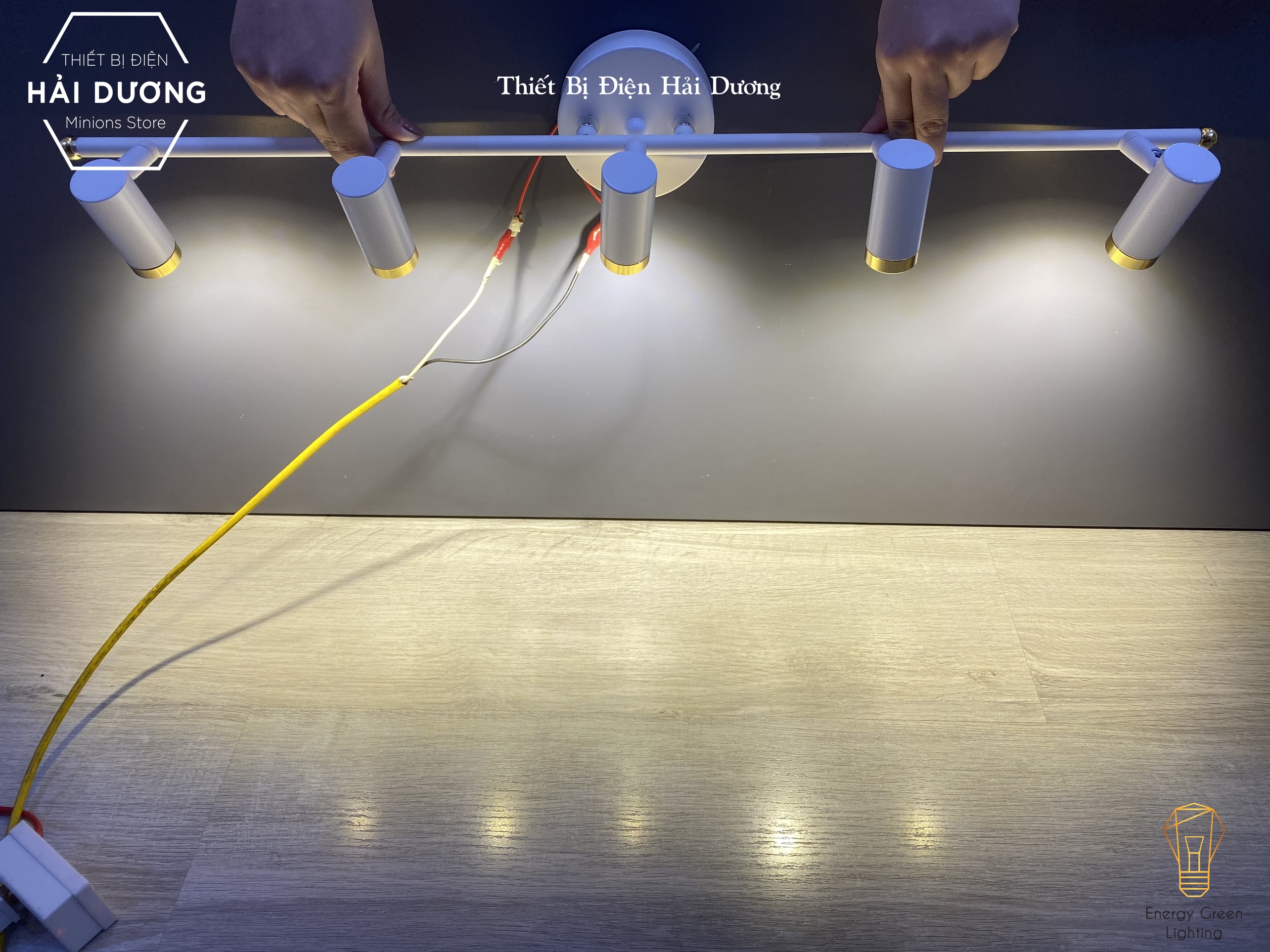Đèn soi tranh 6028-5, 3268-5 LED Trang Trí Hiện Đại - Ánh Sáng Vàng - Điều Chỉnh Được Góc Chiếu