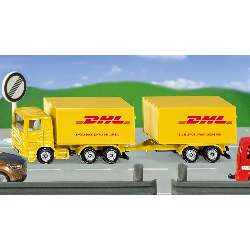 Đồ Chơi Mô Hình SIKU Xe Vận Chuyển Dhl 1694