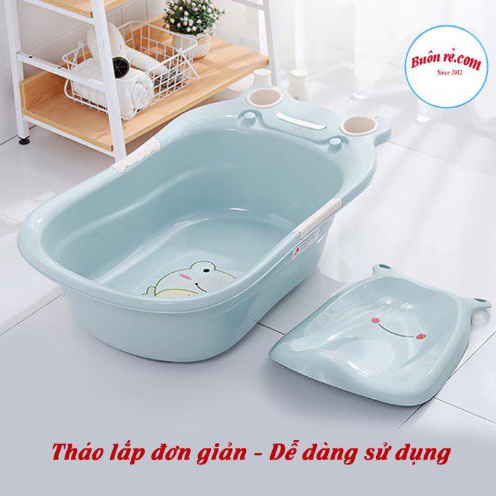 Chậu tắm ếch cho bé hàng Việt Nhật Cao Cấp -Thau tắm cho bé sơ sinh (MS:2203) -Buôn rẻ 01284