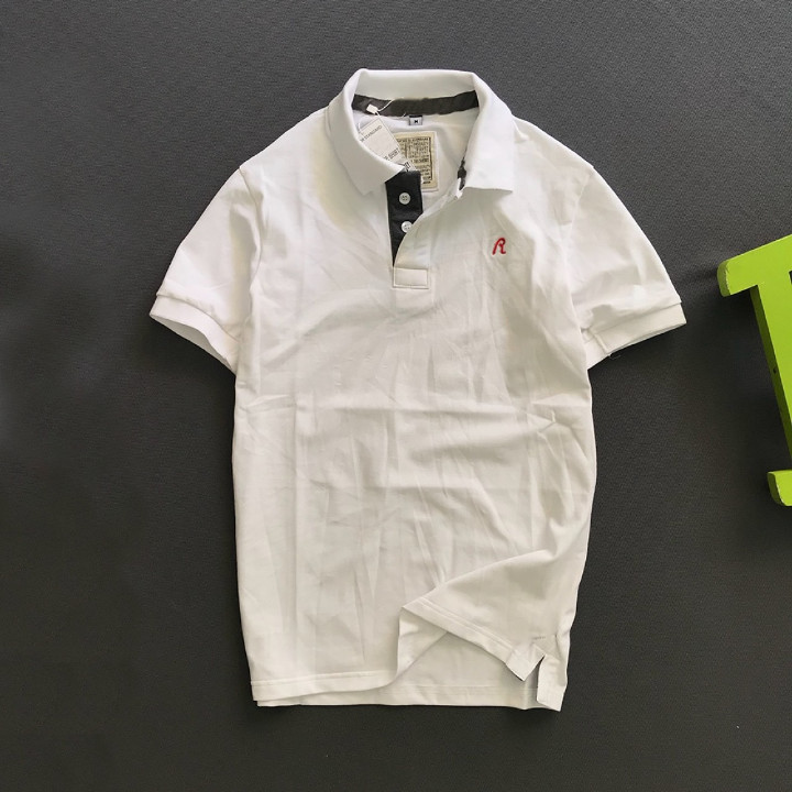 Áo thun polo nam có cổ bẻ cá sấu sọc ngang big size ND02