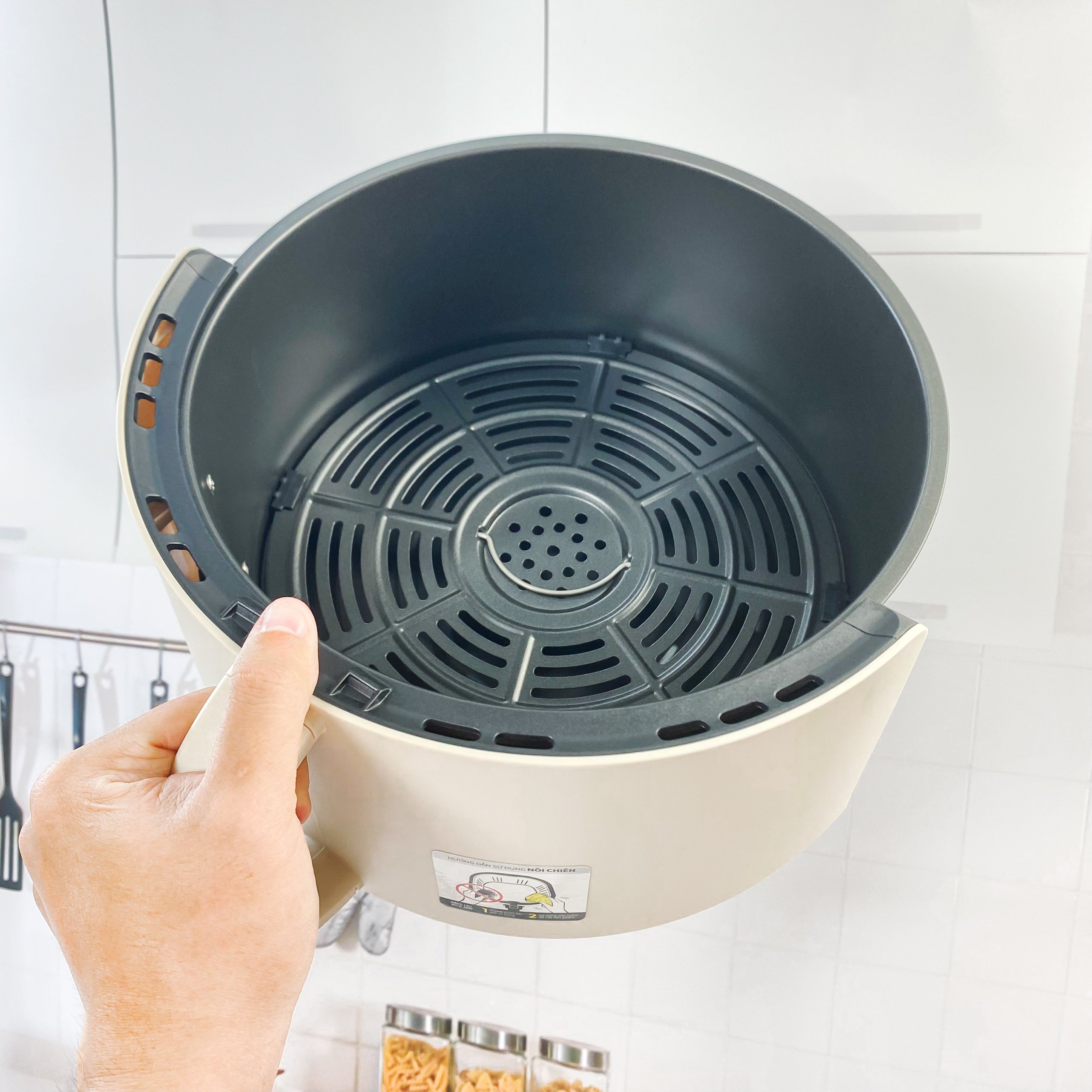 Nồi chiên không dầu Lock&Lock Mechanical Air Fryer EJF179 - Hàng Chính Hãng