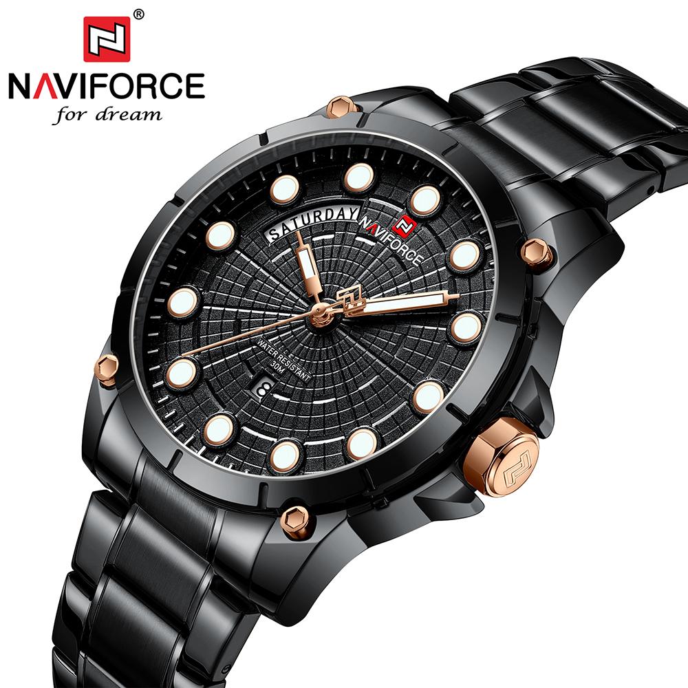 Đồng hồ thạch anh thời trang NAVIFORCE NF9152 Nam không thấm nước