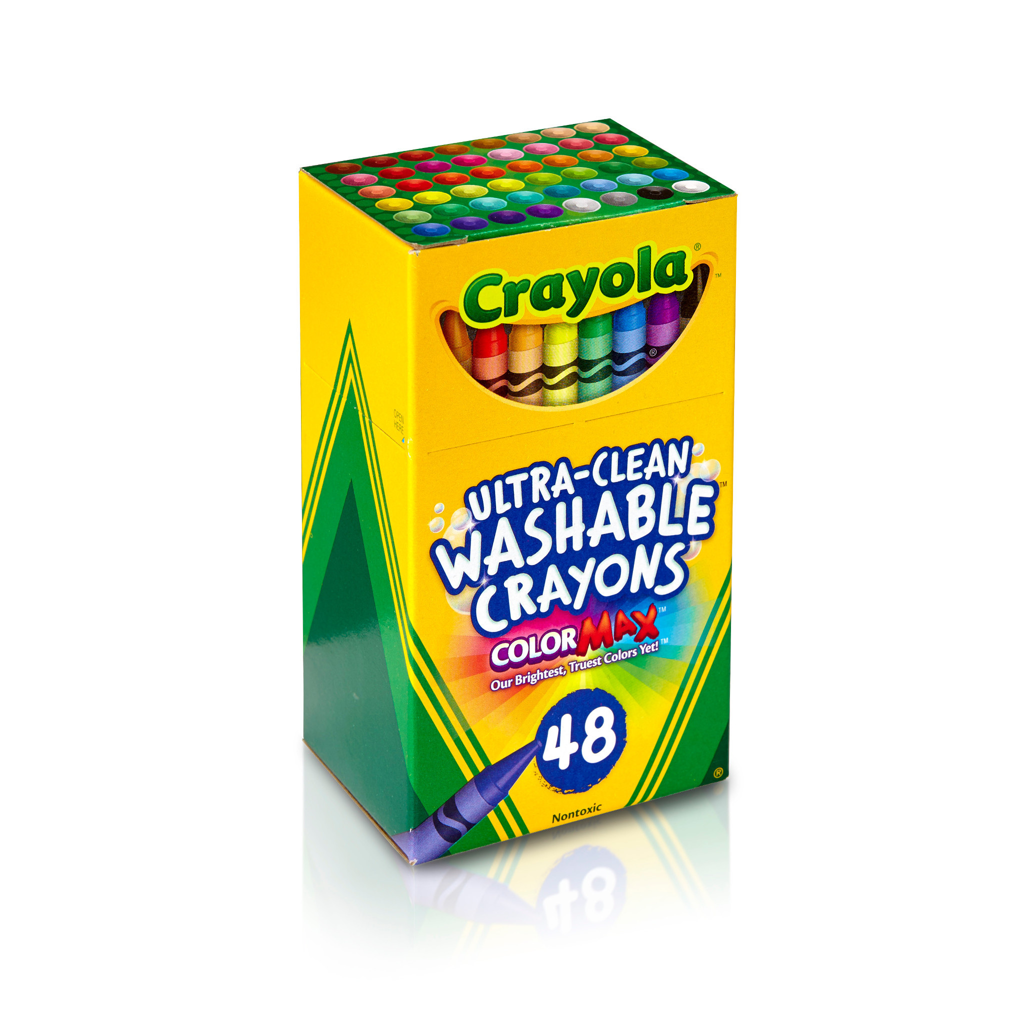 HỘP 48 BÚT MÀU SÁP CRAYOLA  (RỬA ĐƯỢC)