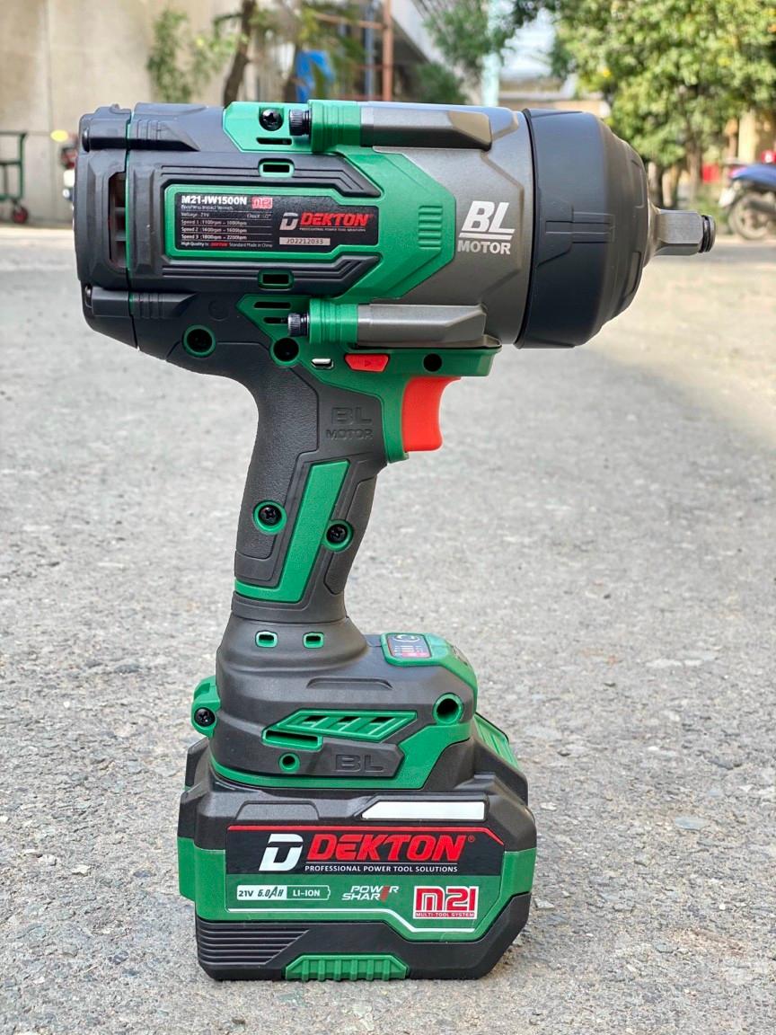MÁY VẶN BULONG PIN 21V 1/2" DEKTON M21-IW1500N - HÀNG CHÍNH HÃNG