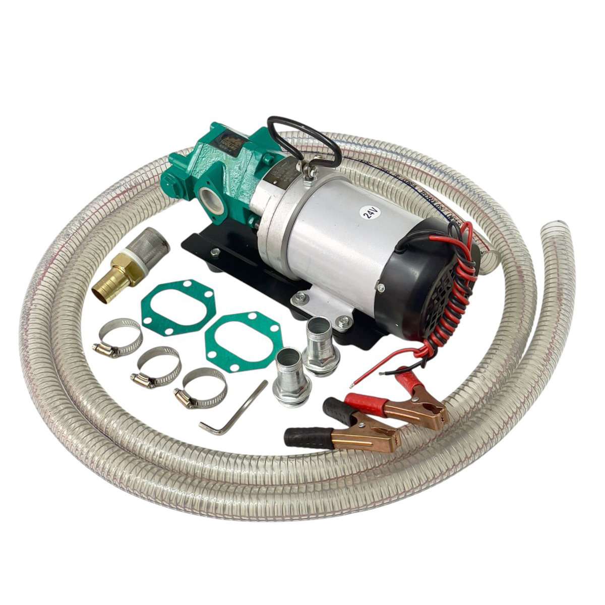 Máy Bơm Dầu 24V Suoli WCB-75L – 75L/phút, Bơm Diesel &amp; Dầu Nhớt, Mạnh &amp; Ổn Định