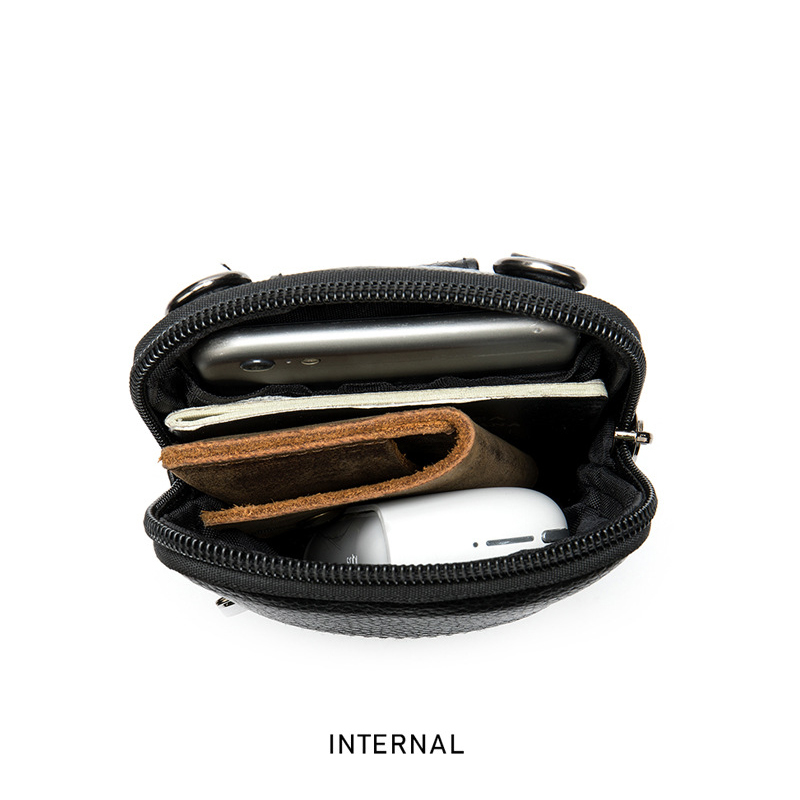 Túi đeo chéo nam DA BÒ THẬT phong cách mới - BEE GEE DCN9210