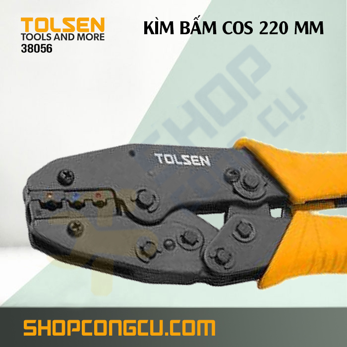 Kìm bấm cos 220mm Tolsen 38056