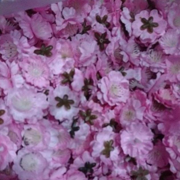 Combo 1 kg hoa mai hoa đào giả trưng tết