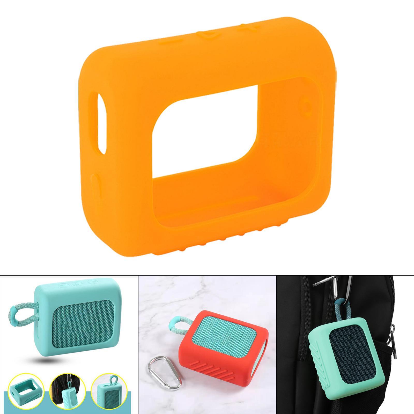 Speaker Silicone Case with Bag Hook Speaker Accessories Portable for Go3