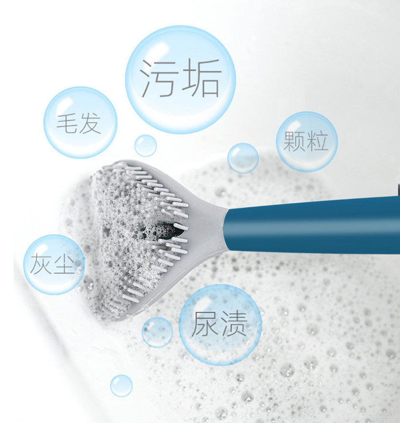 Chổi cọ rửa nhà vệ sinh, chổi nhà tắm cọ toilet BRUSH cao cấp, siêu sạch kiểu treo tường đa năng