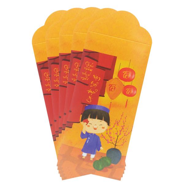 Bộ 5 Bao Lì Xì Tết - The Sun 07 - Vạn Sự Như Ý