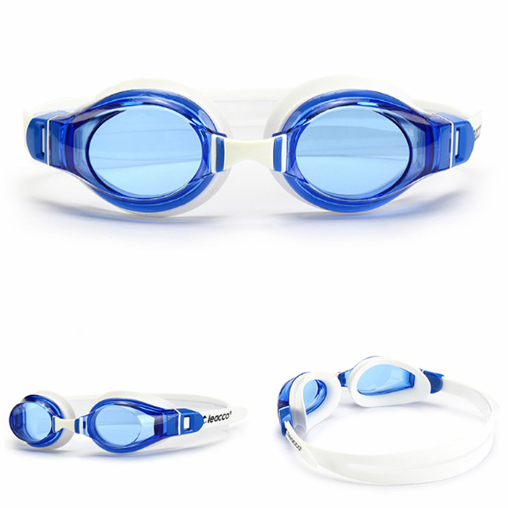 Kính bơi chống tia UV , Chống sương mù , bảo vệ mắt Cleacco, dây đeo được làm 100% silicone mềm mại, thoải mái tặng kèm nón bơi vải PU cao cấp Cleacco - Hàng chính hãng