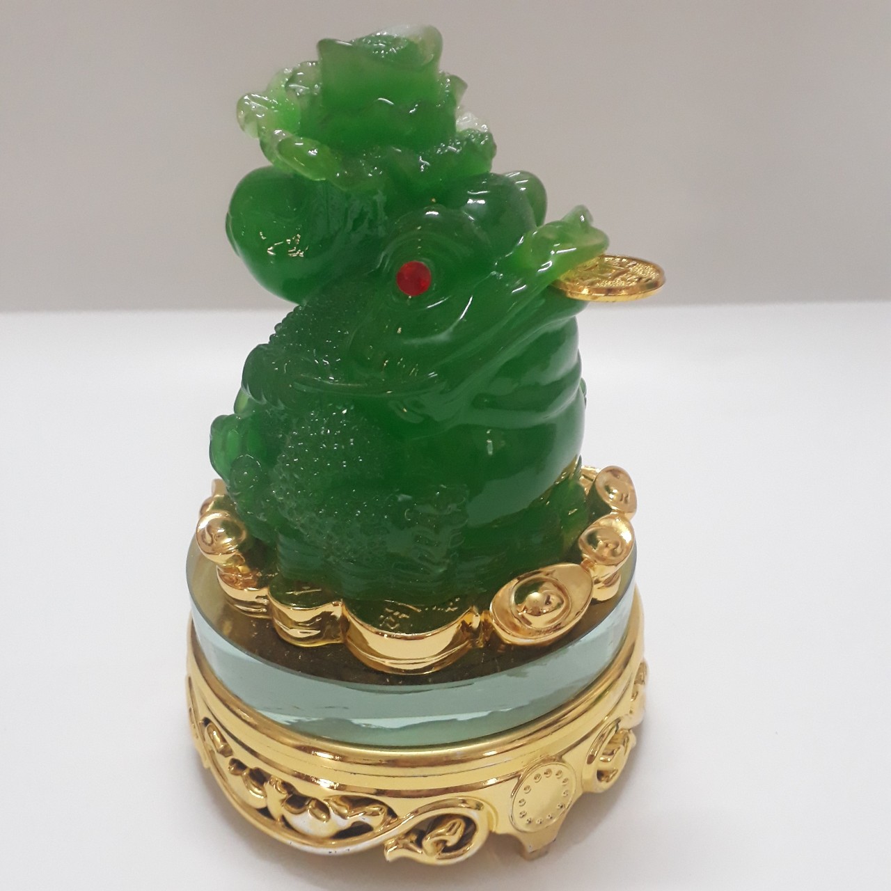 Cóc ba chân - cóc cõng bắp cải cao 15cm