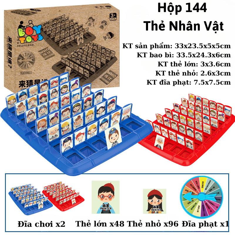 Đồ chơi Board Game Who is it đoán nhân vật giúp bé rèn luyện kĩ năng tư duy, suy luận phát triển trí não