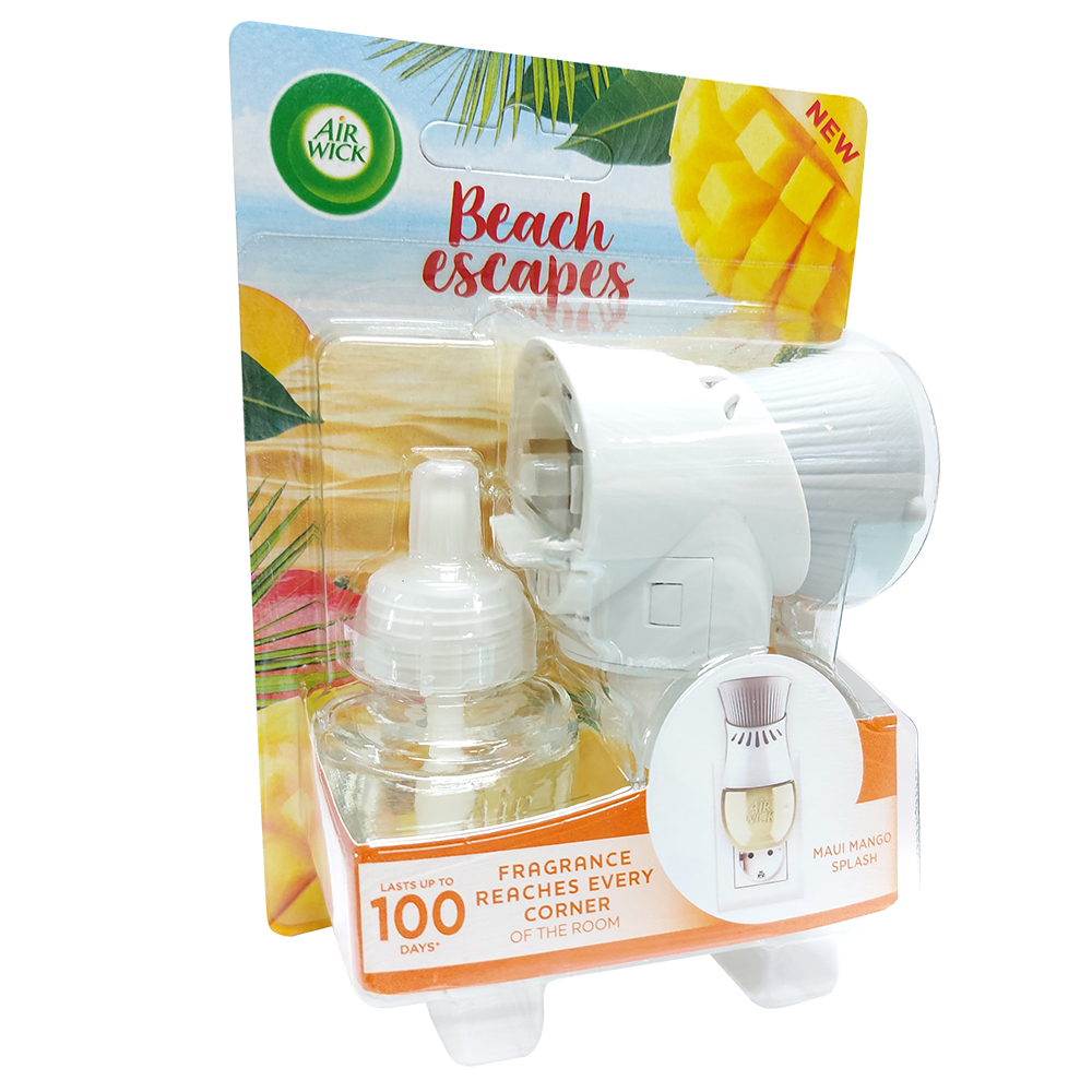 Bộ khuếch tán tinh dầu tự động Air Wick Maui Mango Splash 19ml QT08183 - đào, xoài Maui