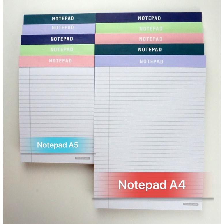 NOTEPAD A5/A4 (100 trang) đường xé răng cưa mịn - TienPhatBook