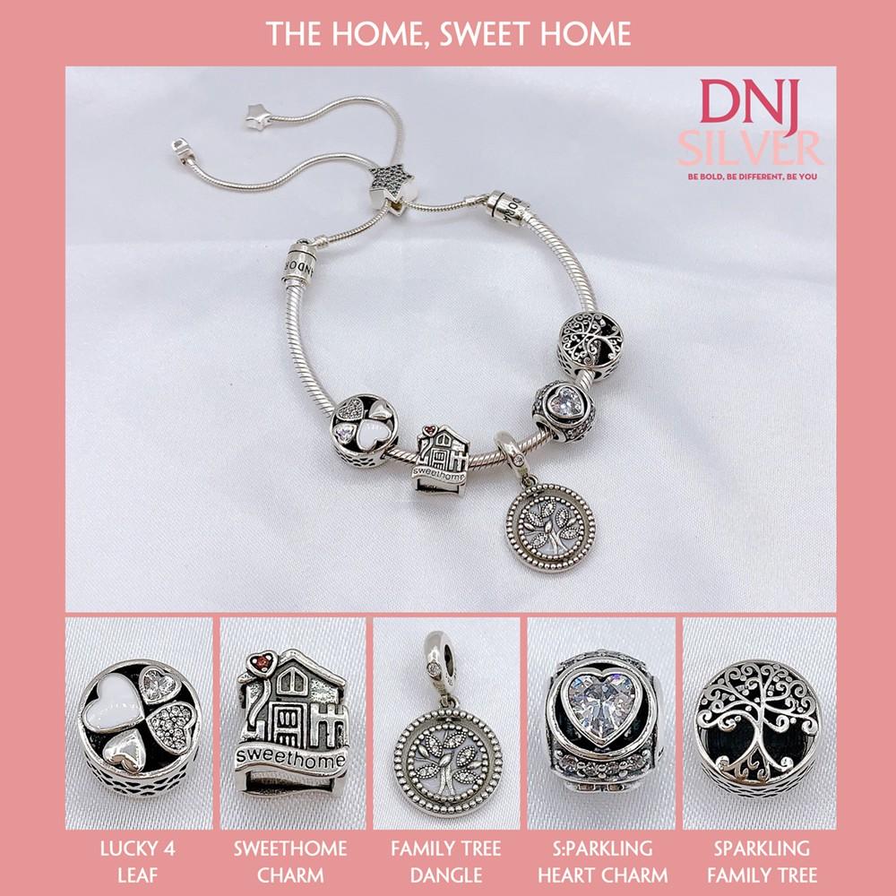 Vòng Bạc S925 ALE Cao Cấp - THE HOME, SWEET HOME