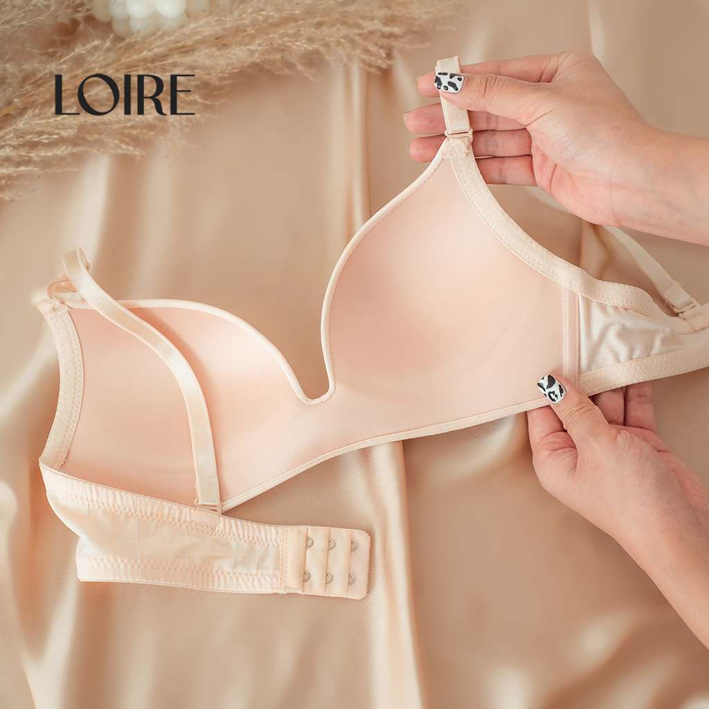 Áo Lót Nữ Không Gọng Nâng ngực nhẹ LOIRECHIC BRFC02 Kẻ Caro