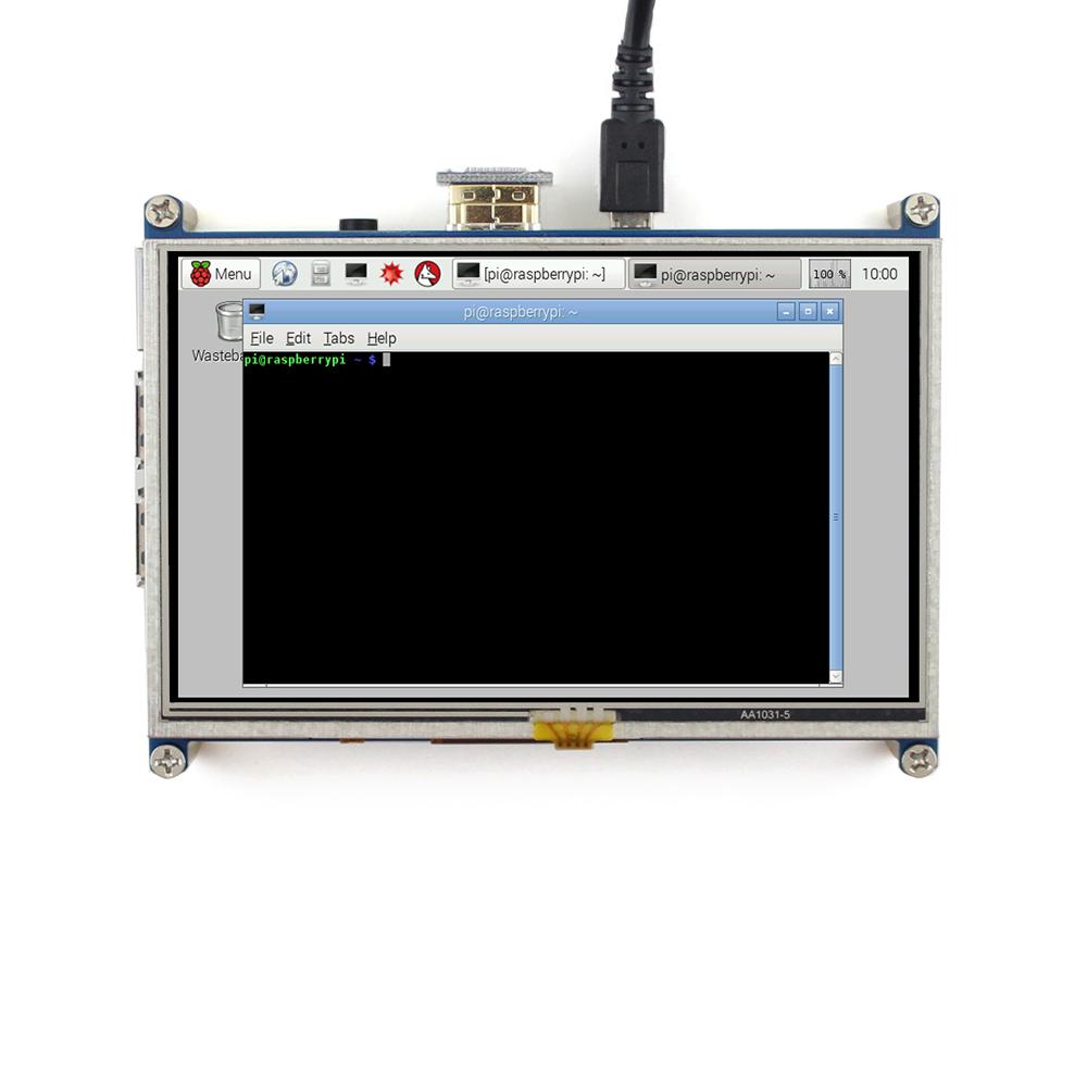 Màn hình cảm ứng điện dung 5 inch Màn hình LCD HD 800 × 480 Waveshare 10563