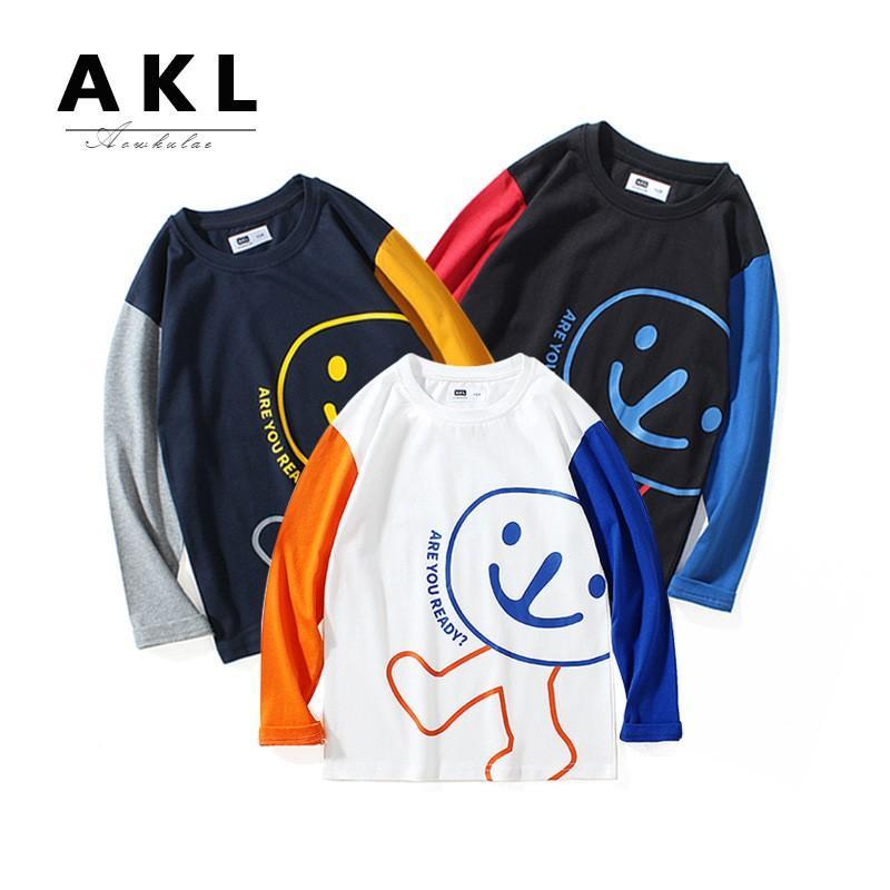 TA3A082 Áo COTTON dài tay AKL SMILE 2955