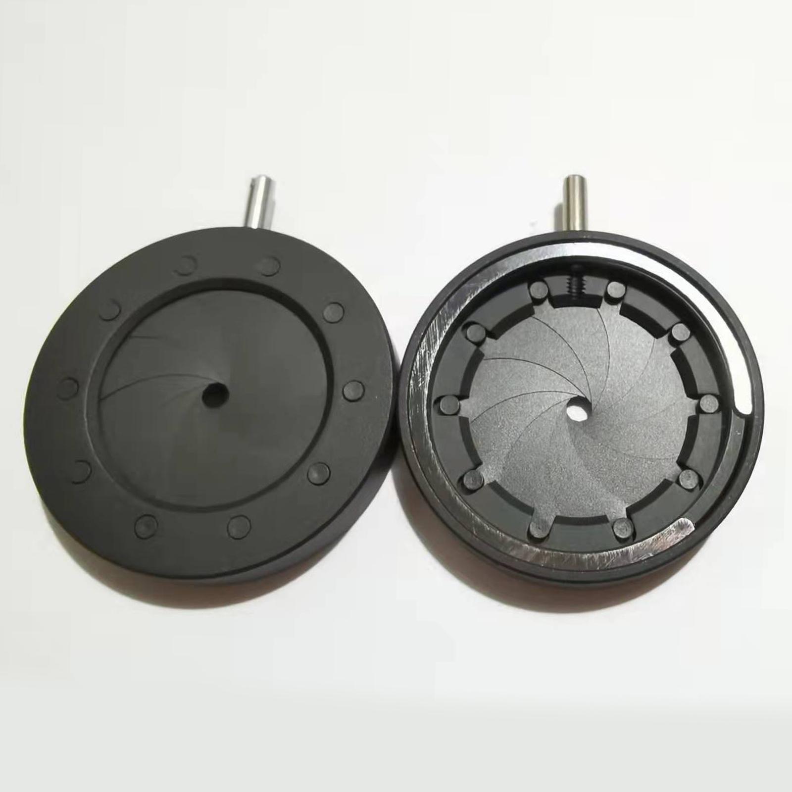 Camera Microscope Optical Diaphragm 1-12mm, Replace Mechanical Iris Aperture Diaphragm