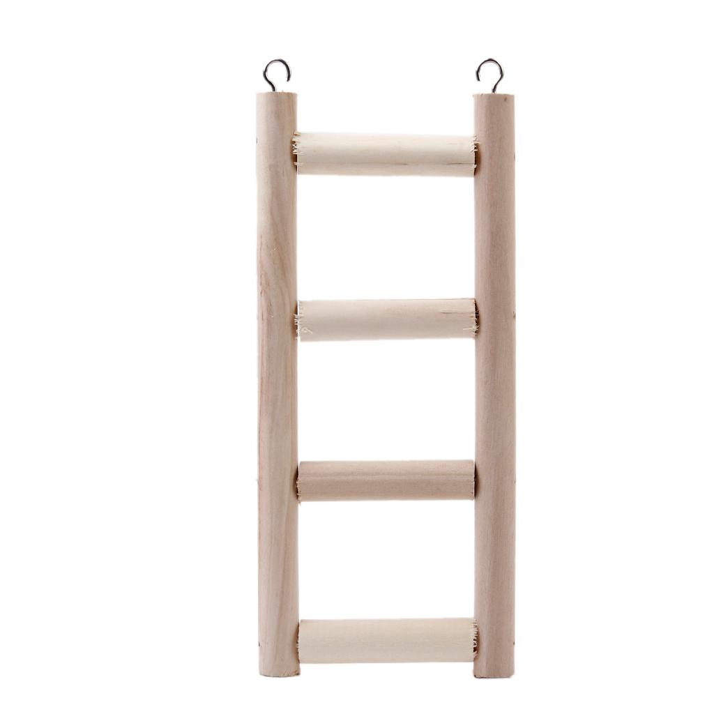 Wooden Mouse Rat Hamster Step Ladder Bridge Gerbil Pet Parrot Bird Rodent Canary