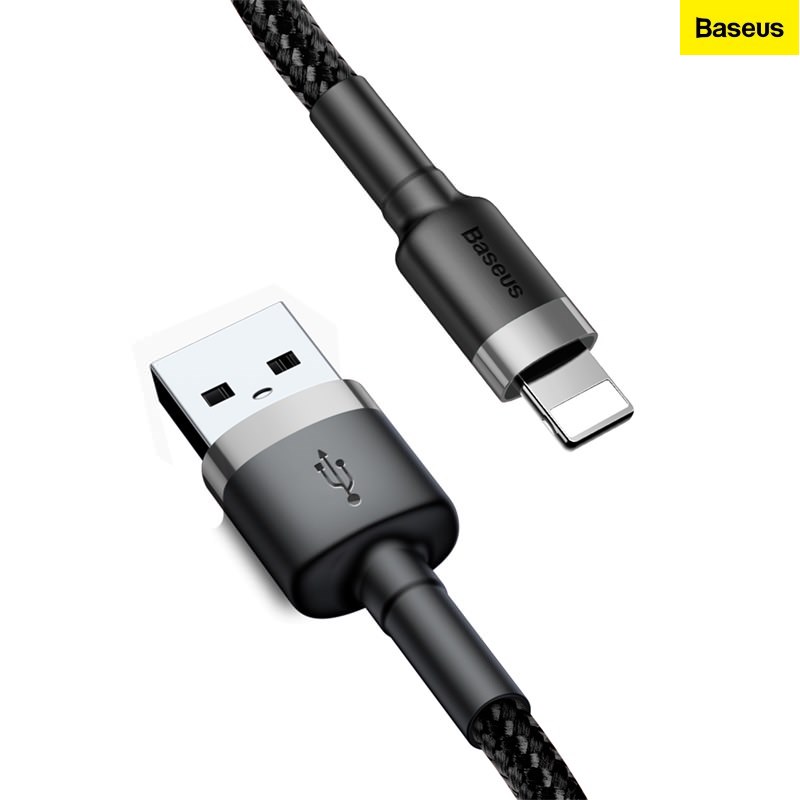 Cáp sạc iPhone Baseus cafule Cable USB For lightning bện dù siêu chắc - Hàng chính hãng