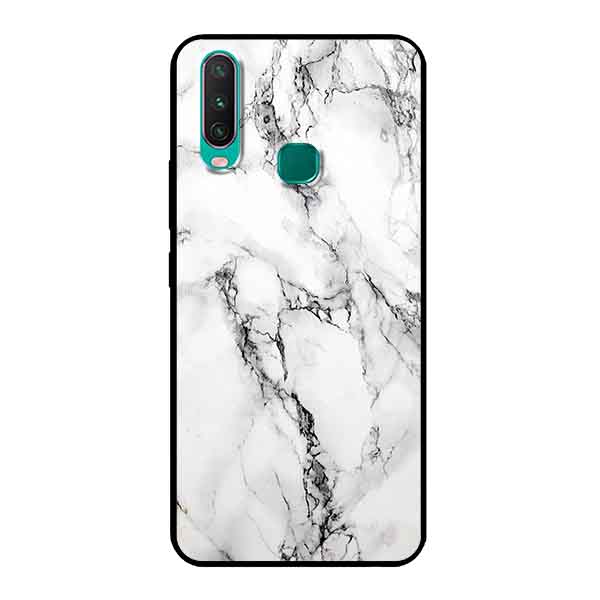 Ốp Lưng in cho Vivo Y15 Mẫu Nền Đá Hoa 1 - Hàng Chính Hãng