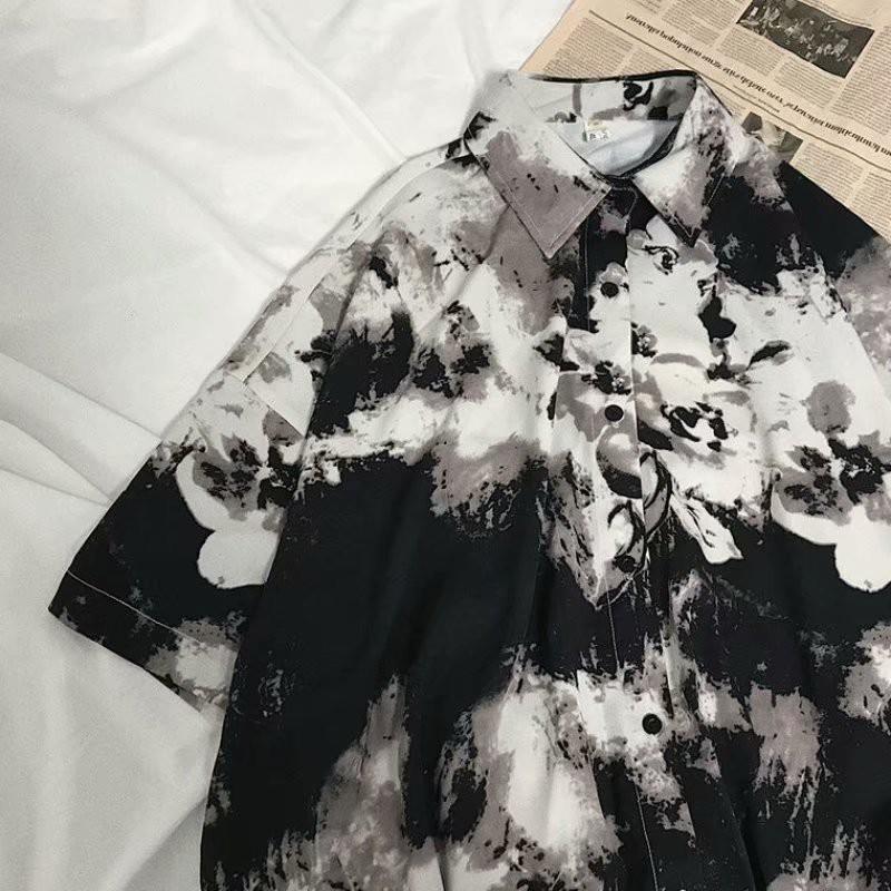 Áo sơ mi tay ngắn thời trang phong cách năng động cho nam