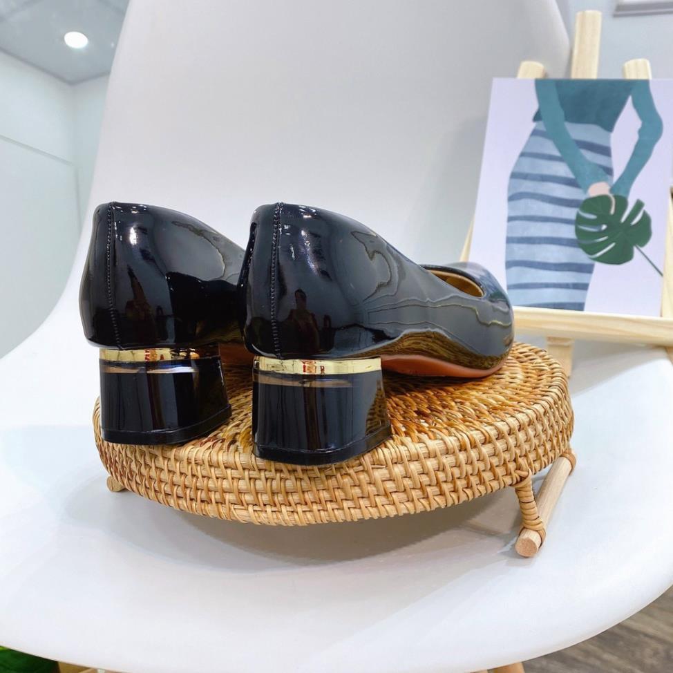 Hàng cao cấp Giày Cao Gót Búp bê Nữ bít mũi xinh Xuất sắc - cao 3P - Giày Bánh Bèo mã Tron333