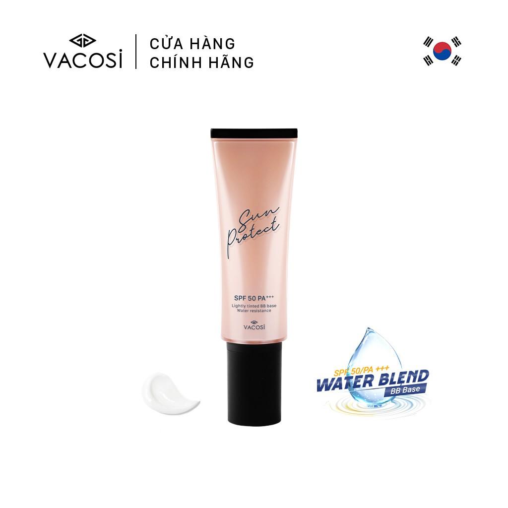 KEM CHỐNG NẮNG VÀ LÓT TRANG ĐIỂM BB VACOSI BASE SPF50 PA+++