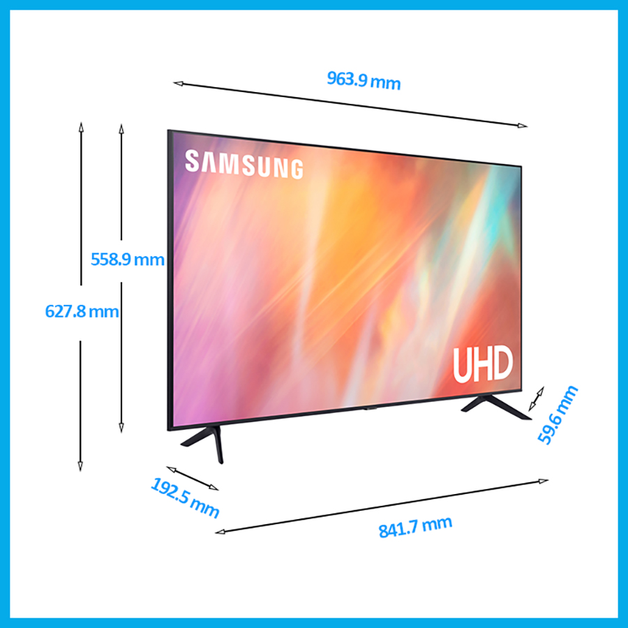 Smart Tivi Samsung 4K 43 inch UA43AU7700