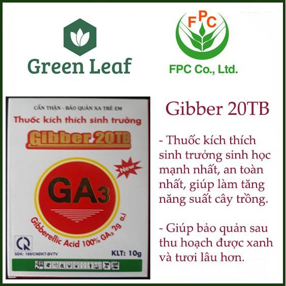 GIBBER 20TB kích thích sinh trưởng sinh học mạnh an toàn