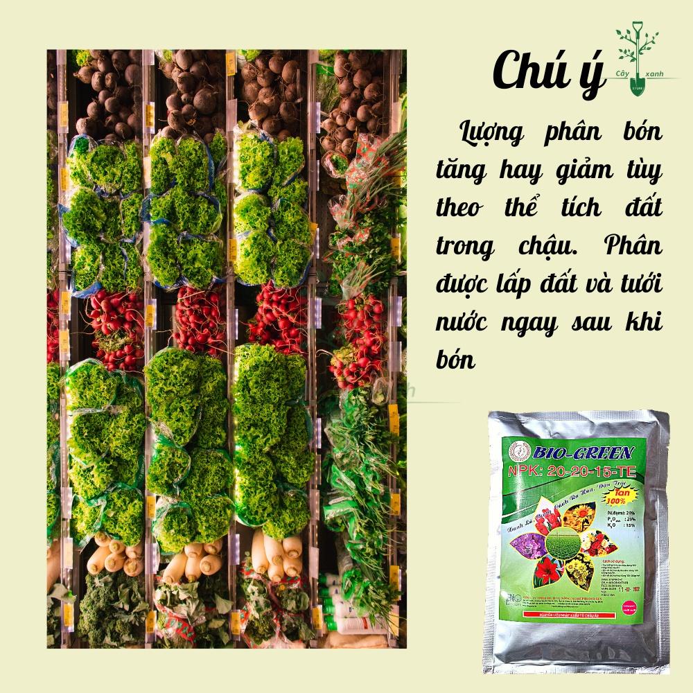 Phân Bón NPK 20 20 15 + TE BIO GREEN 500GrTan Trong Nước 100% Chuyên Cho Hoa, Cây Cảnh Giúp Cây Ra Hoa, Hoa Đẹp, Lâu Tàn