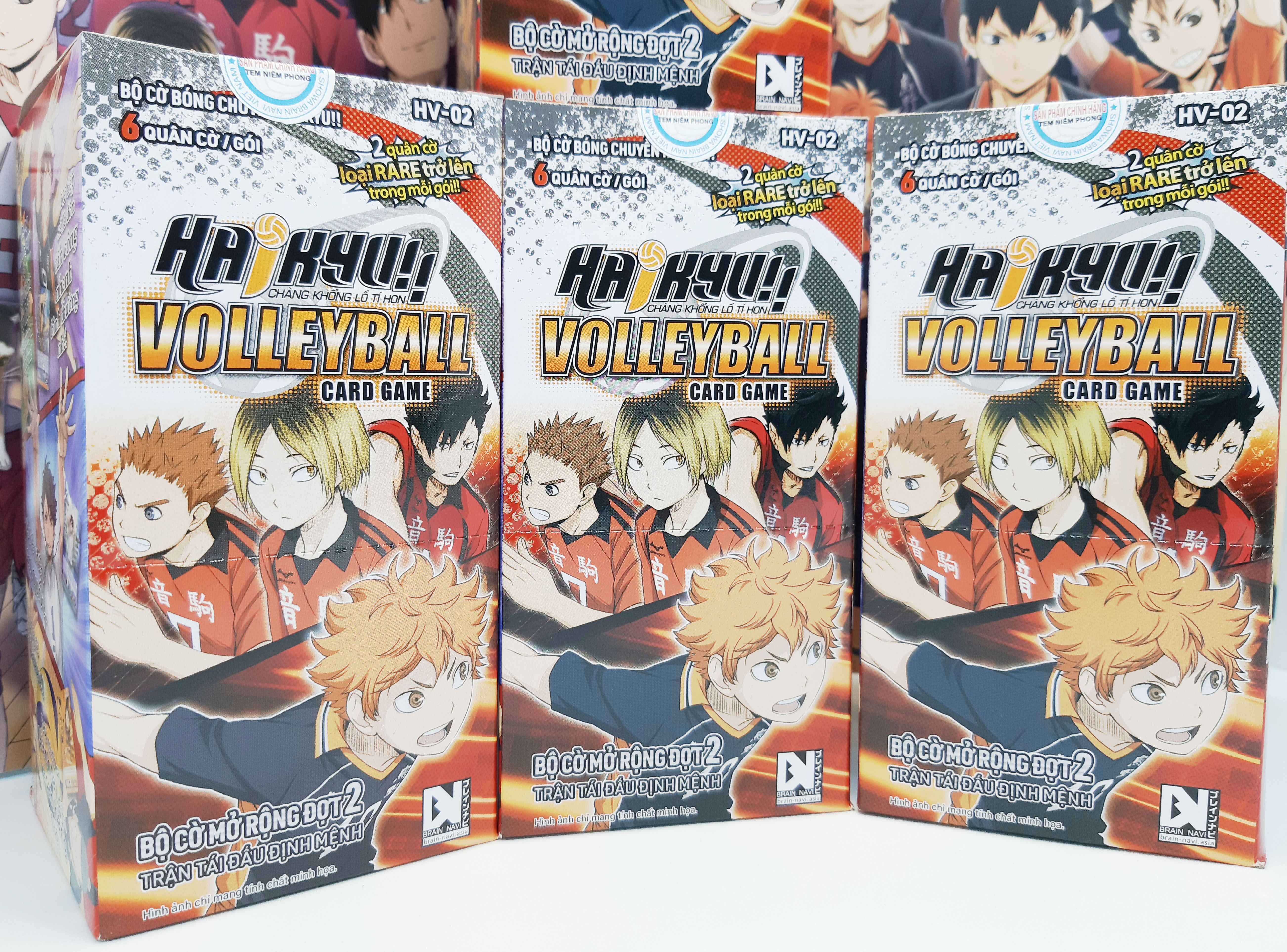 Bộ cờ bóng chuyền Haikyu - HV-02 Gói mở rộng - 1 gói/6 quân cờ